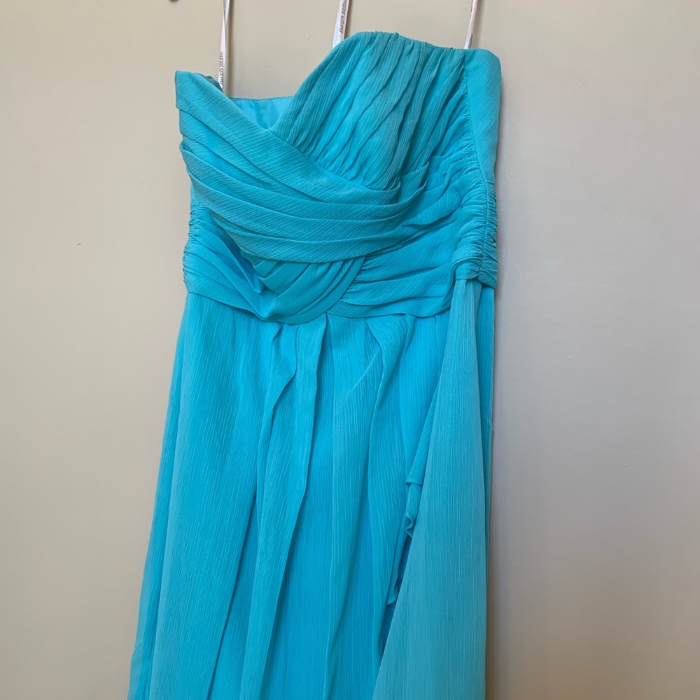 Short turquoise dress